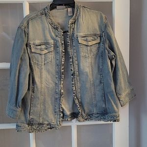 NWT chicos denim jacket